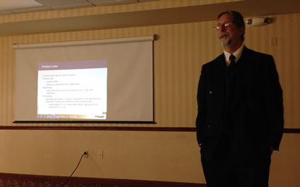 Dr. Thomas Dombrowski addresses NWSCT on February 11, 2014