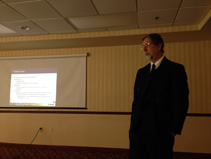 Dr. Thomas Dombrowski addresses NWSCT on February 11, 2014